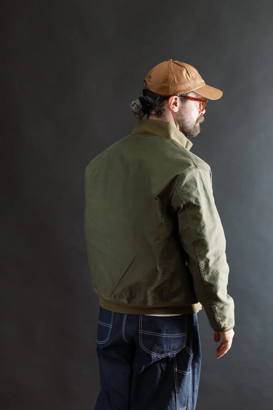 IHM-47-ODG - 12oz Whipcord Tanker Jacket - Olive Drab Green - Image 13