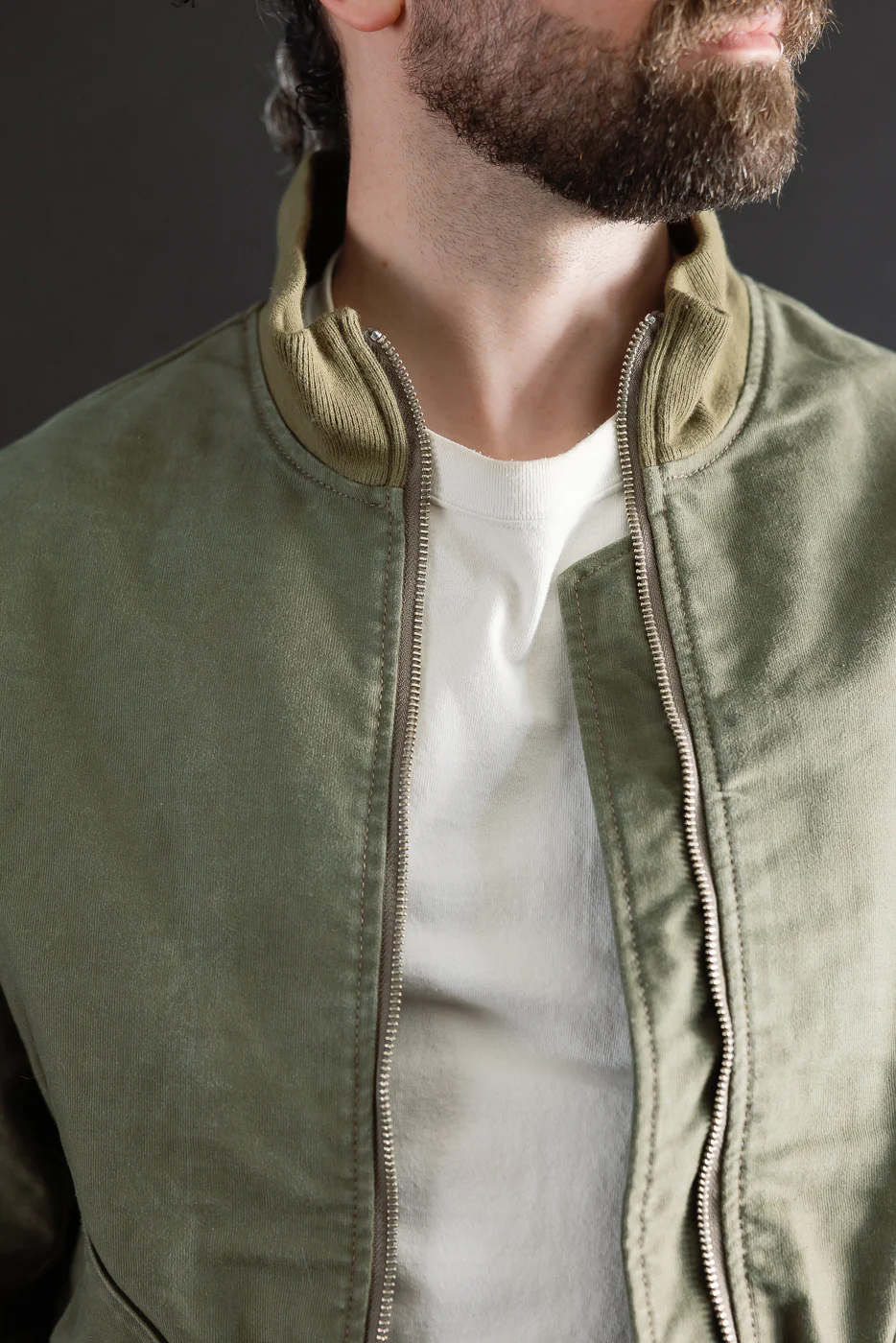 IHM-47-ODG - 12oz Whipcord Tanker Jacket - Olive Drab Green - Image 17