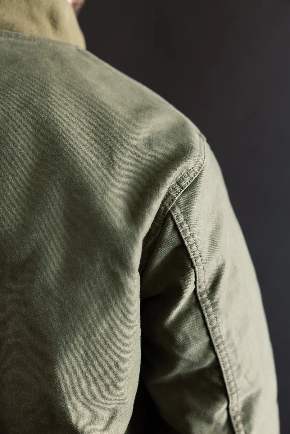 IHM-47-ODG - 12oz Whipcord Tanker Jacket - Olive Drab Green - Image 20