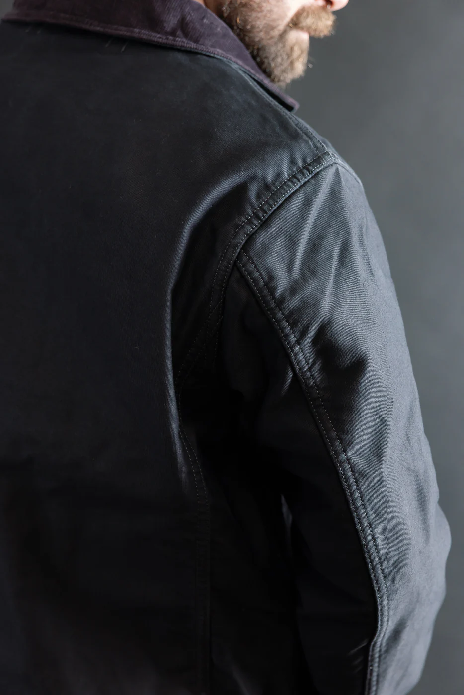 IHM-48-BLK - 12oz Whipcord Lightweight N1 Deck Jacket - Black - Image 19