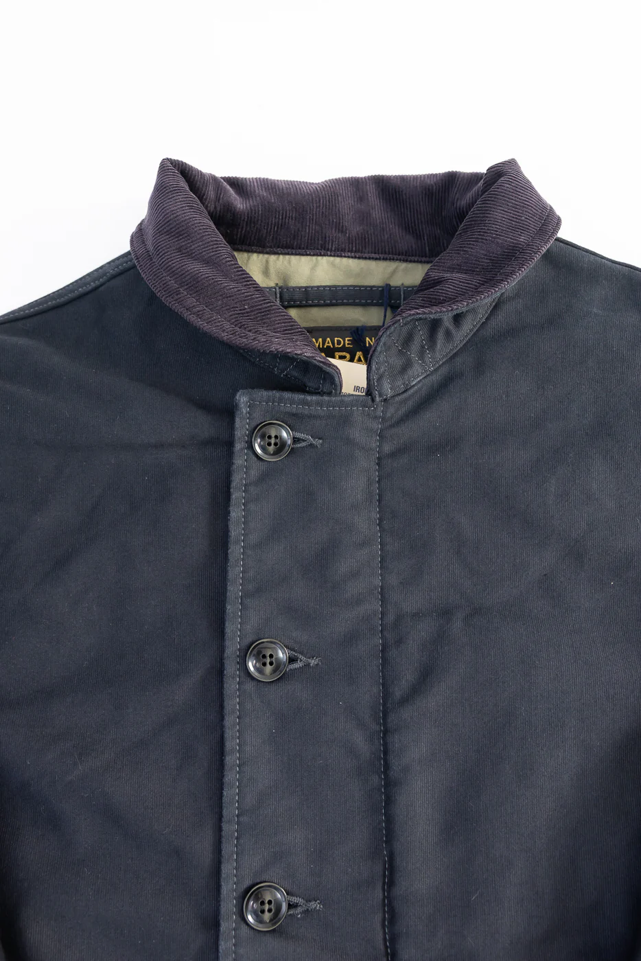 IHM-48-BLK - 12oz Whipcord Lightweight N1 Deck Jacket - Black - Image 2