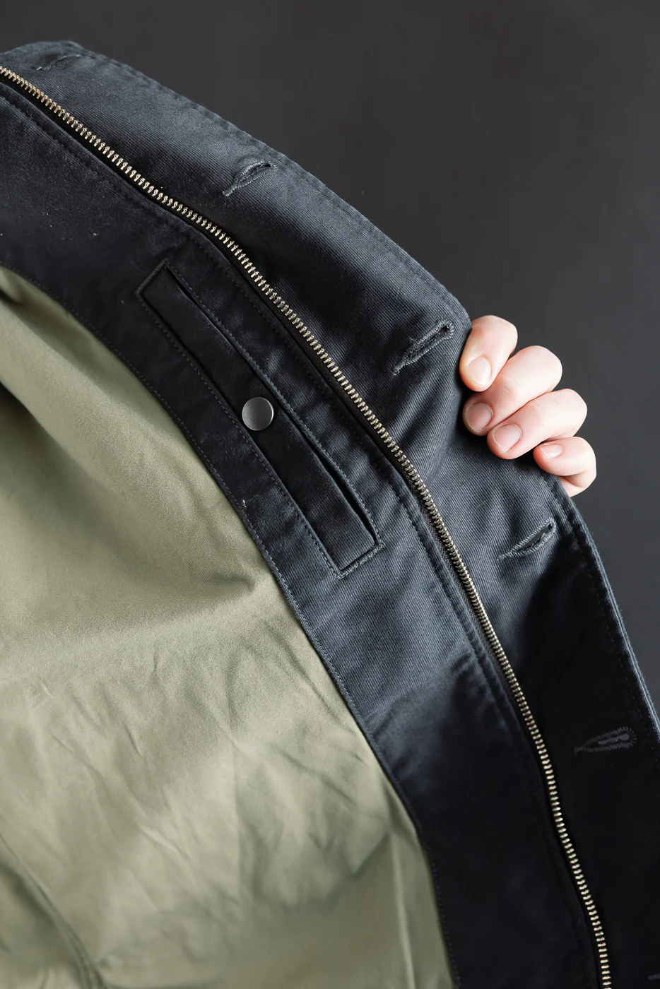 IHM-48-BLK - 12oz Whipcord Lightweight N1 Deck Jacket - Black - Image 20