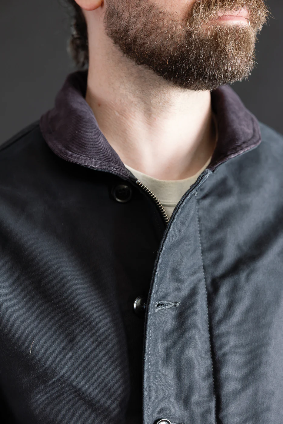 IHM-48-BLK - 12oz Whipcord Lightweight N1 Deck Jacket - Black - Image 24