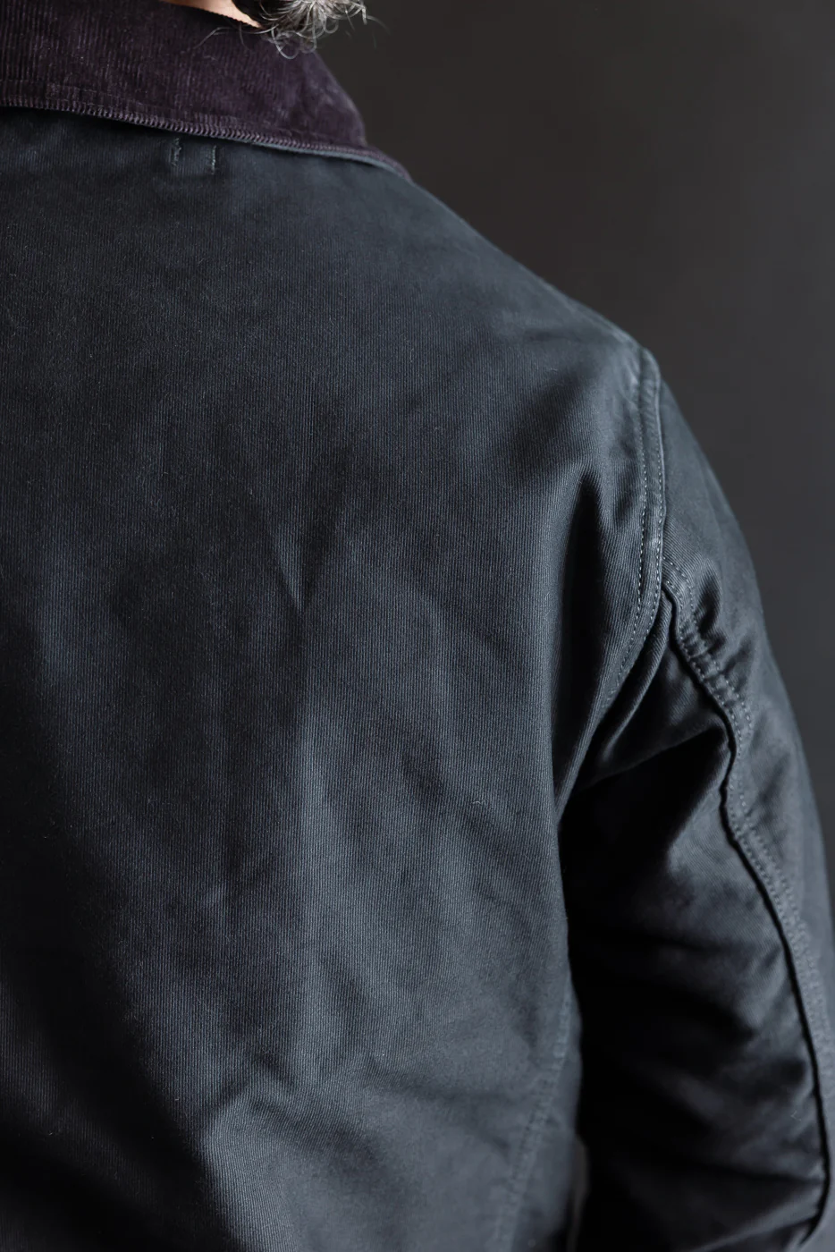 IHM-48-BLK - 12oz Whipcord Lightweight N1 Deck Jacket - Black - Image 29