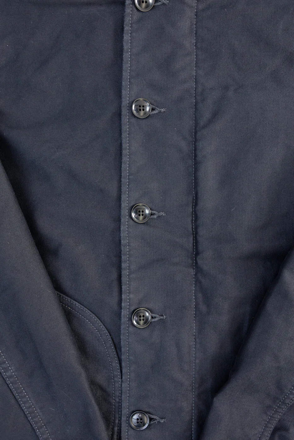IHM-48-BLK - 12oz Whipcord Lightweight N1 Deck Jacket - Black - Image 3
