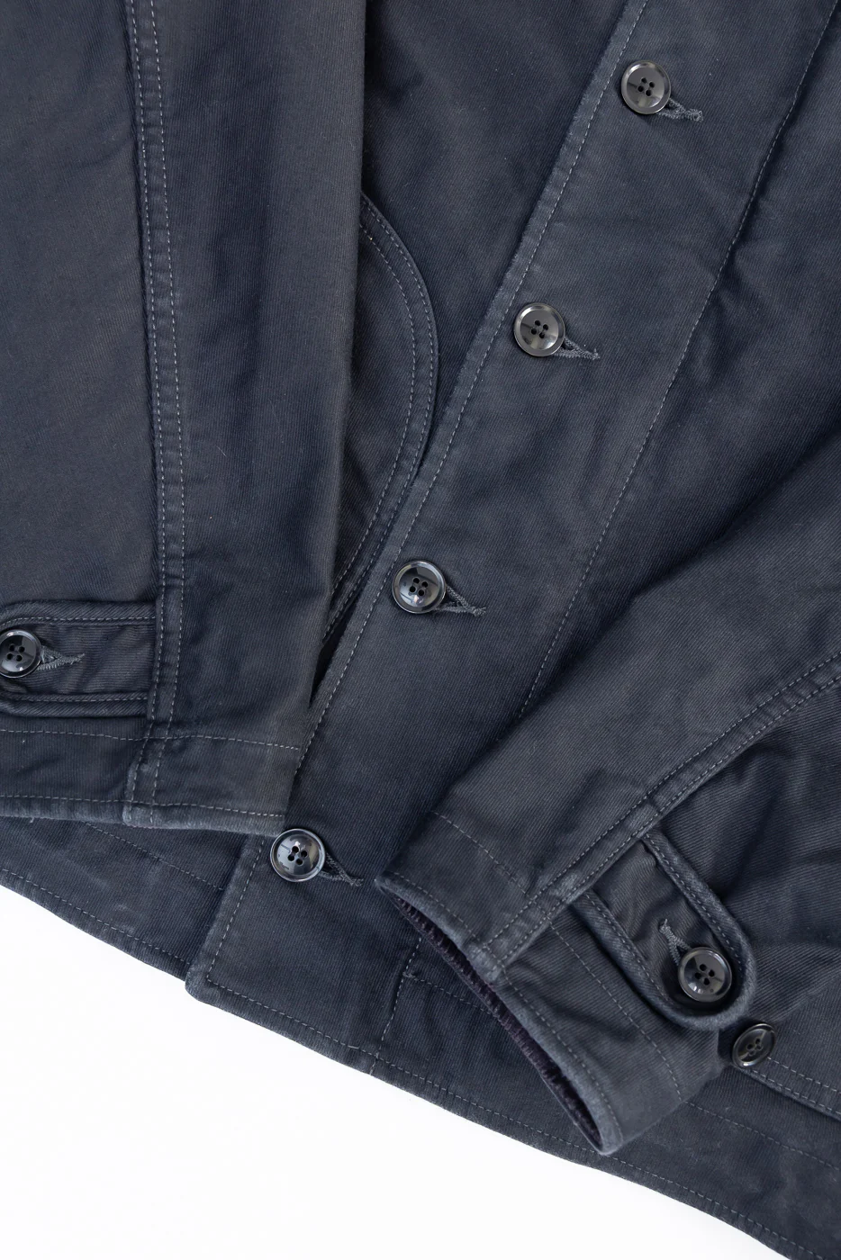 IHM-48-BLK - 12oz Whipcord Lightweight N1 Deck Jacket - Black - Image 4