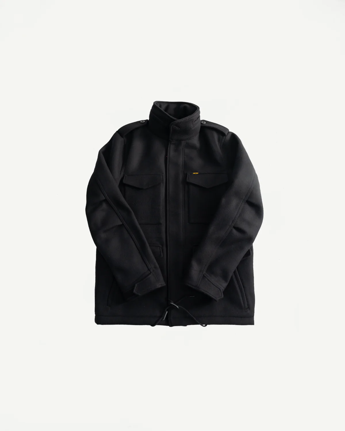 IHM-49-BLK - 21oz Melton Wool M65 Field Jacket - Black
