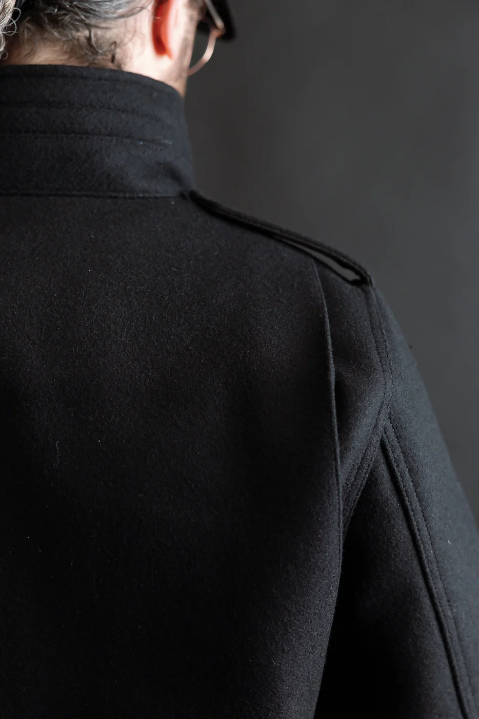 IHM-49-BLK - 21oz Melton Wool M65 Field Jacket - Black - Image 23