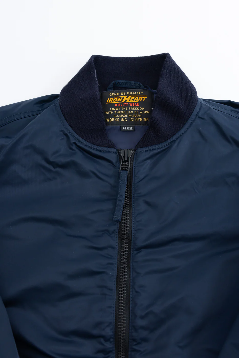 IHM-50-NAV - 4.8oz Nylon Type L-2B Jacket - Navy - Image 2