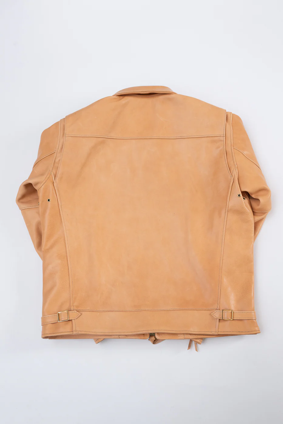 IHSB-TGN-NAT - Iron Heart x Simmons Bilt Mustang Horsehide Tailgunner - Natural - Image 7