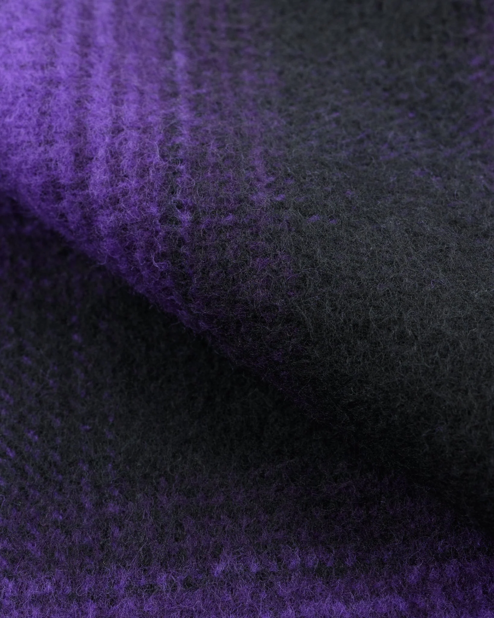 IHSH-265-PUR - Ultra Heavy Flannel Ombré Check Work Shirt - Purple/Black - Image 5