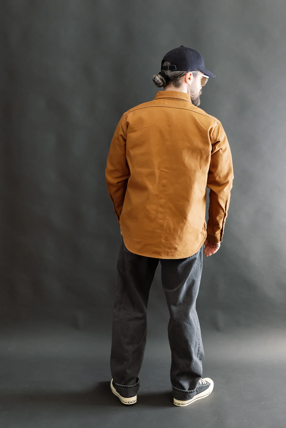 IHSH-189-BRN - 17oz Duck CPO Work Shirt "The Untucked" - Brown - Image 10