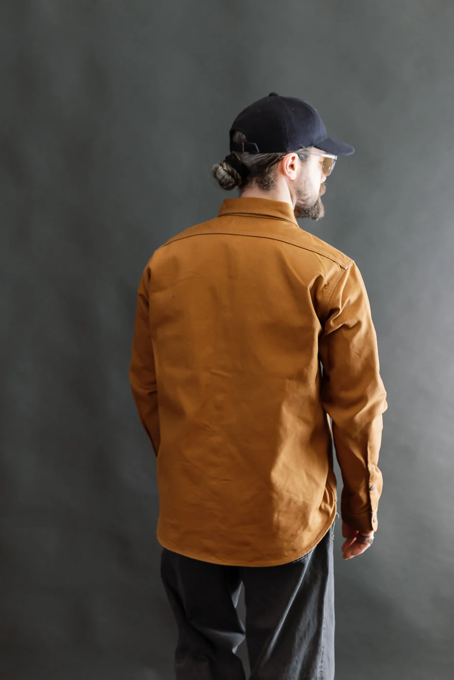 IHSH-189-BRN - 17oz Duck CPO Work Shirt "The Untucked" - Brown - Image 14