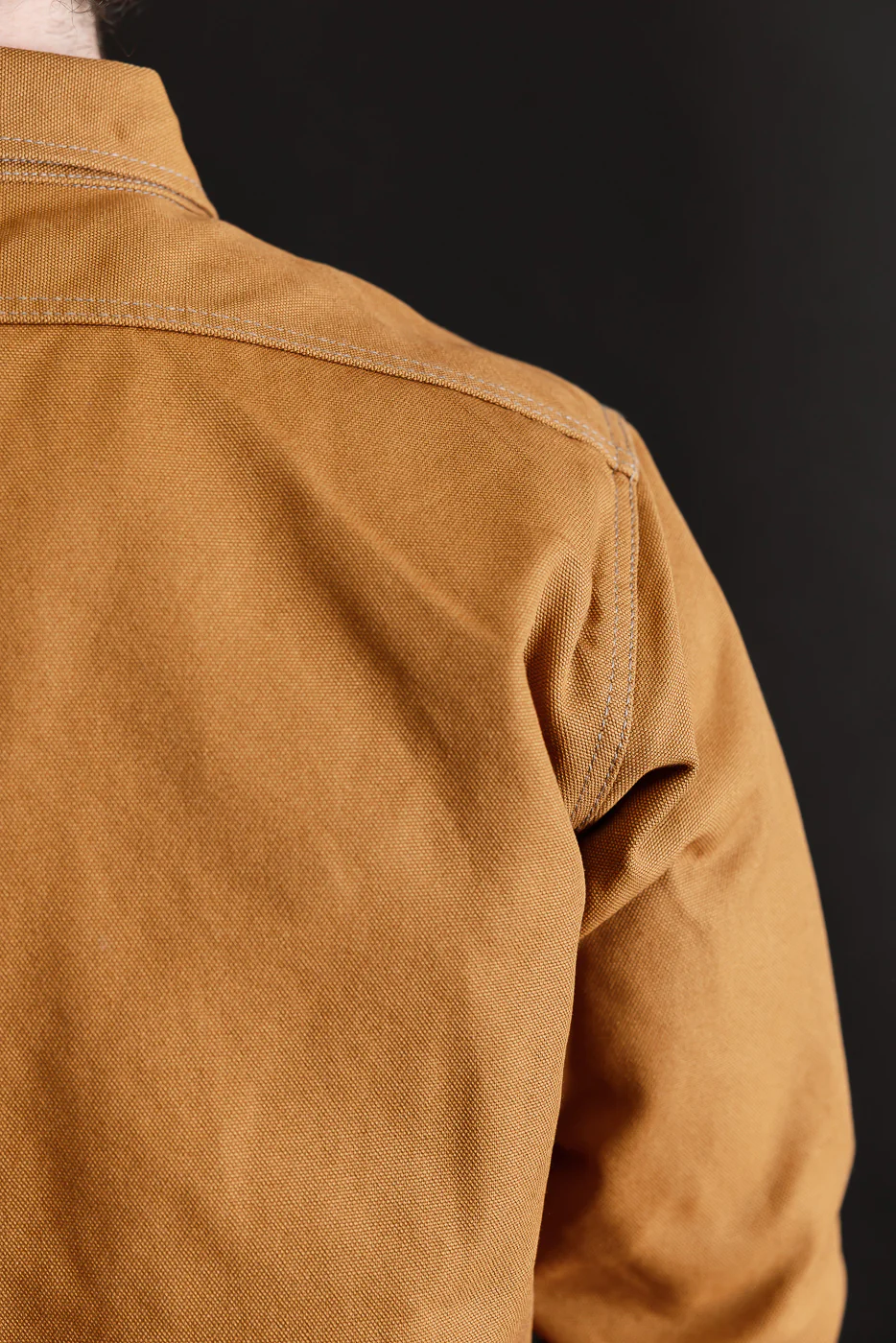 IHSH-189-BRN - 17oz Duck CPO Work Shirt "The Untucked" - Brown - Image 21