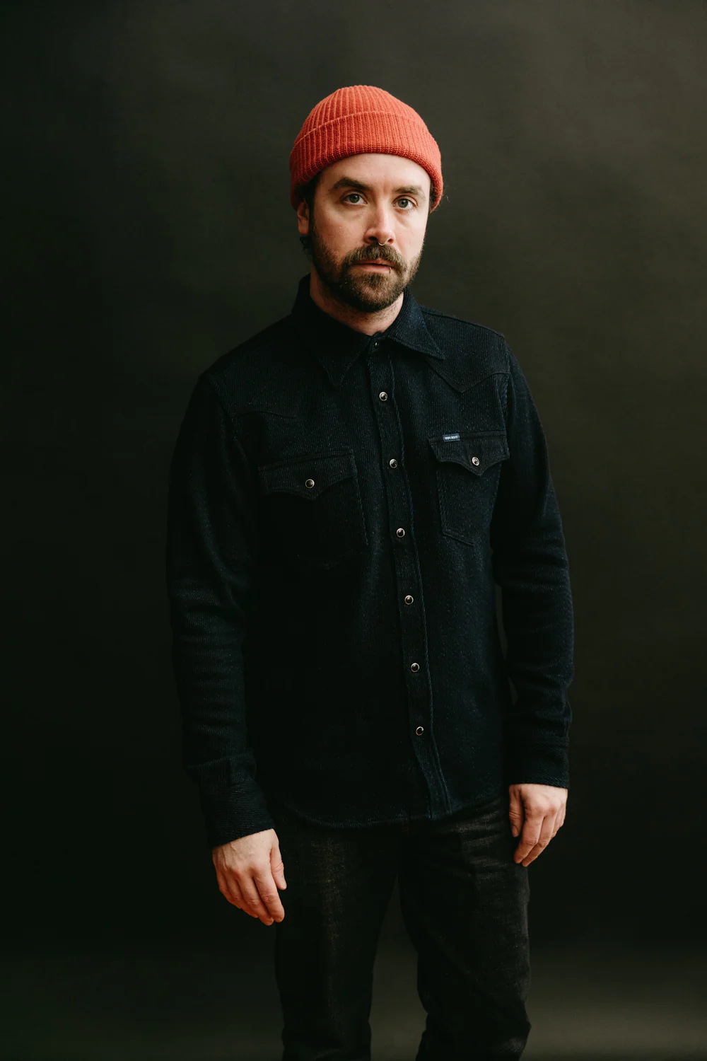 IHSH-208-IND - Kersey Western Shirt - Indigo - Image 9