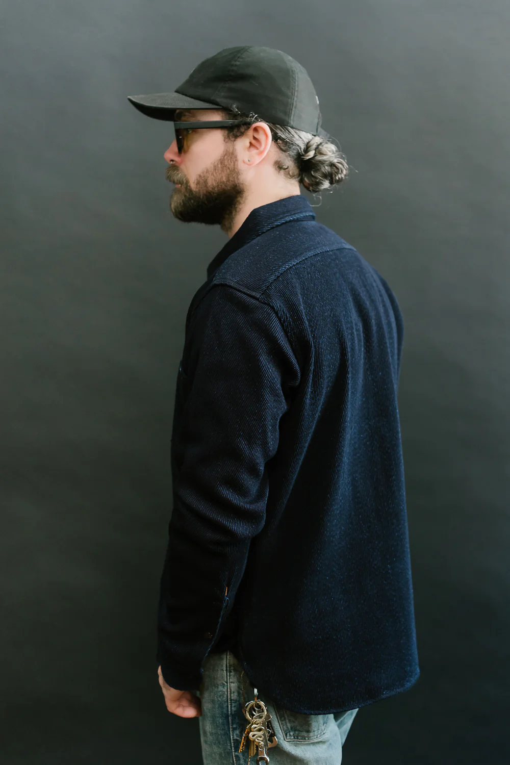 IHSH-288-IND - Kersey Work Shirt - Indigo - Image 13