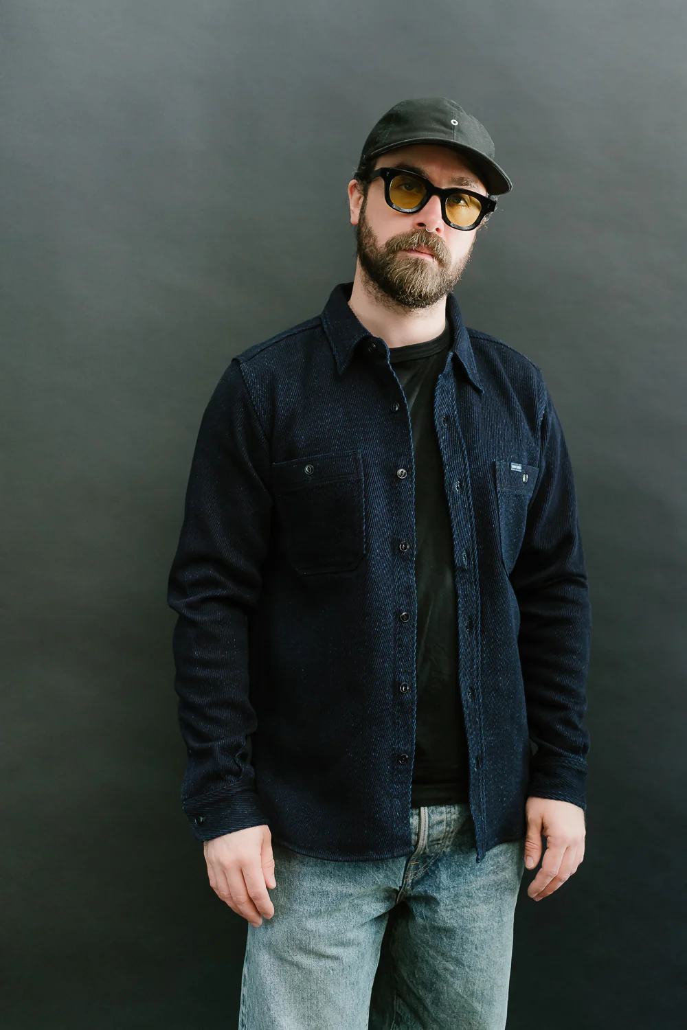 IHSH-288-IND - Kersey Work Shirt - Indigo - Image 17