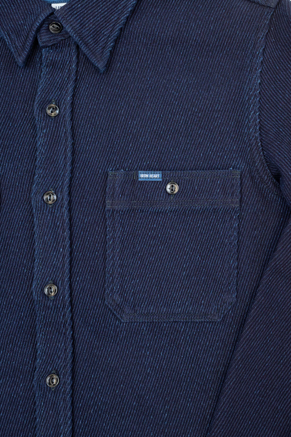 IHSH-288-IND - Kersey Work Shirt - Indigo - Image 3