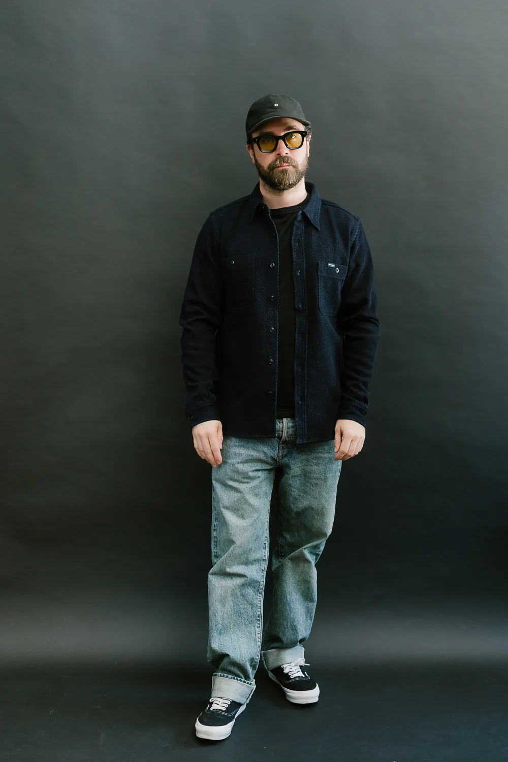 IHSH-288-IND - Kersey Work Shirt - Indigo - Image 7