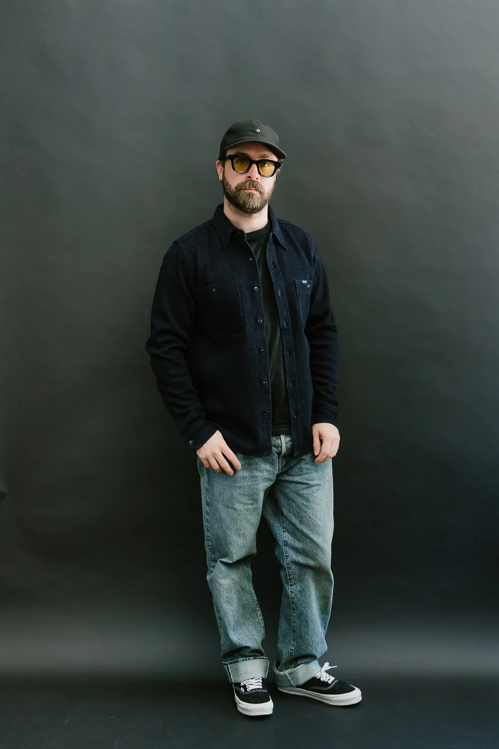 IHSH-288-IND - Kersey Work Shirt - Indigo - Image 8