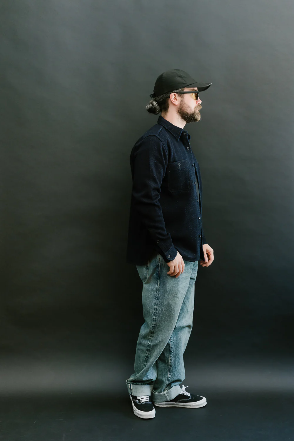 IHSH-288-IND - Kersey Work Shirt - Indigo - Image 9