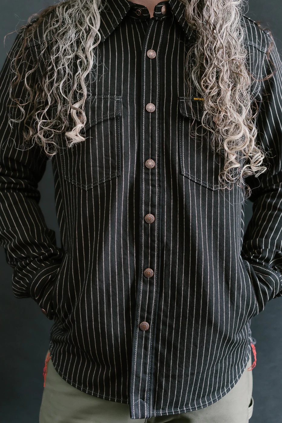 IHSH-227-BLK - 12oz Wabash CPO Shirt - Black - Image 10