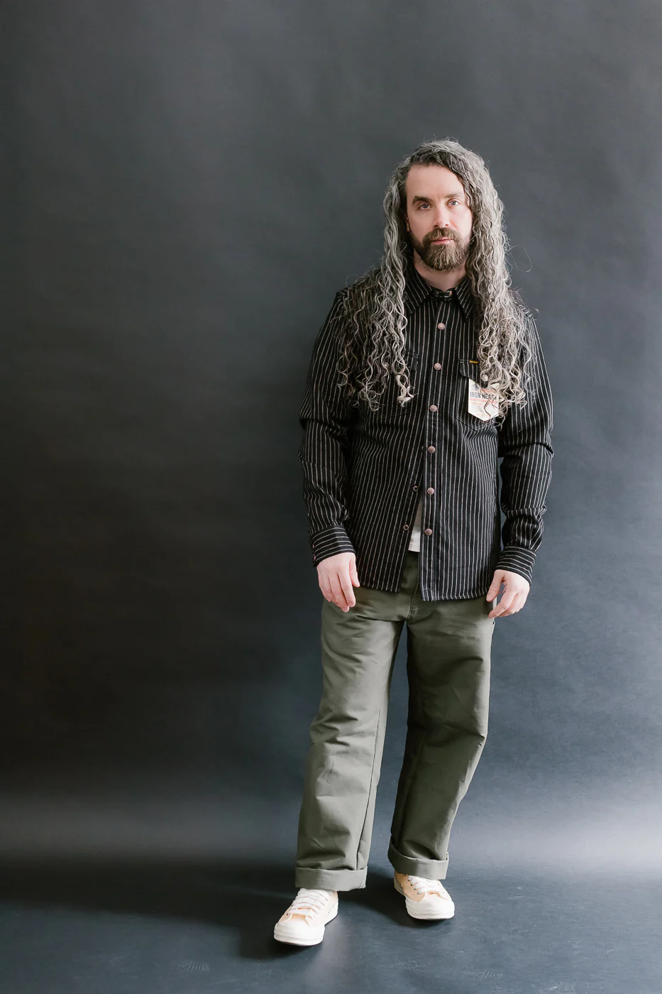 IHSH-227-BLK - 12oz Wabash CPO Shirt - Black - Image 7