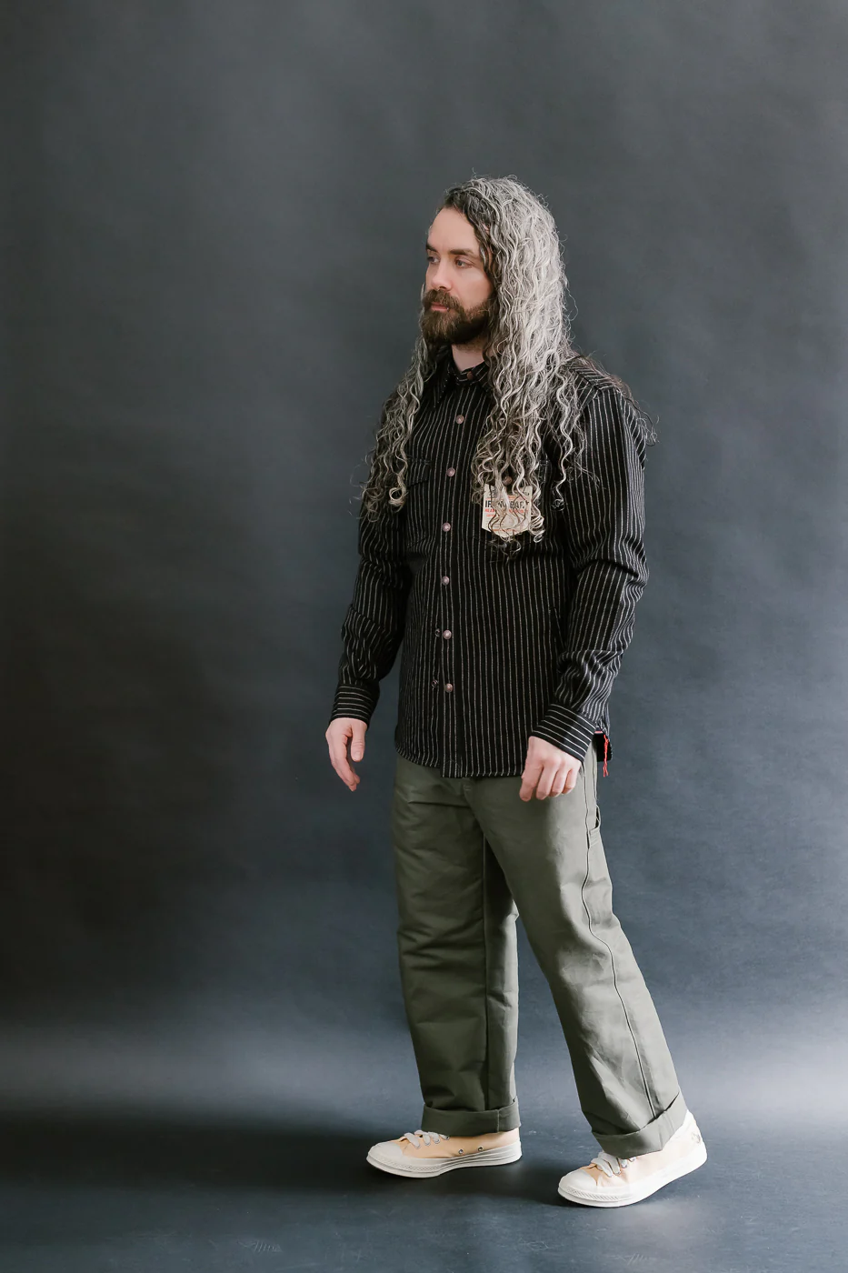IHSH-227-BLK - 12oz Wabash CPO Shirt - Black - Image 8