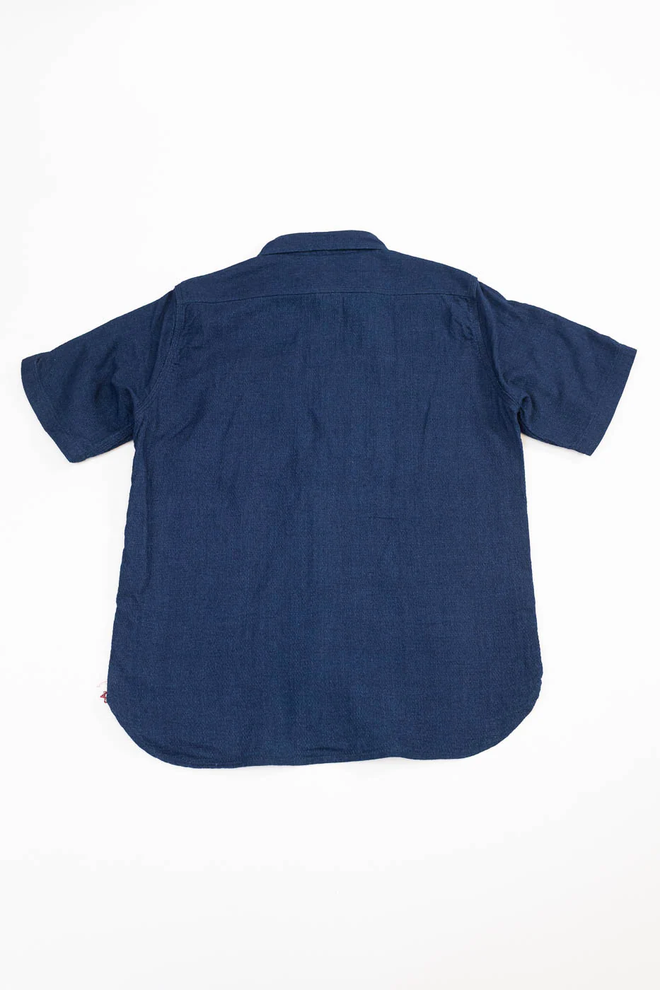 IHSH-417-IND - 5oz Double Gauze Short Sleeve Work Shirt - Indigo - Image 5