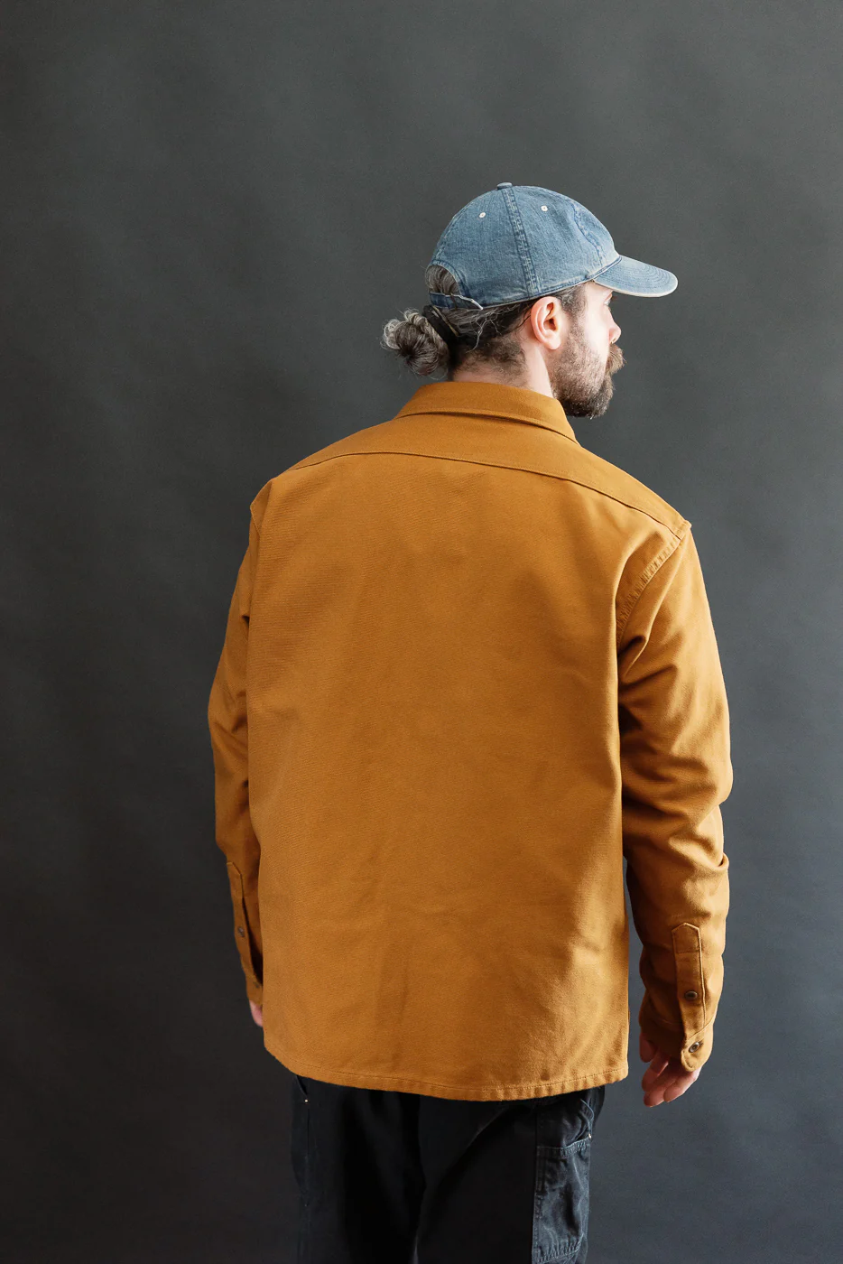 IHSH-423-CAM - 13oz Oxford Cloth Work Overshirt - Camel - Image 11