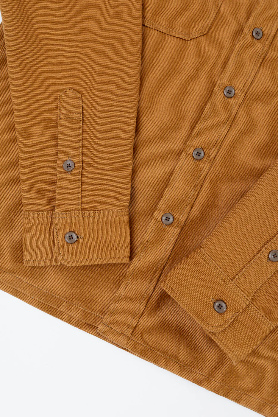 IHSH-423-CAM - 13oz Oxford Cloth Work Overshirt - Camel - Image 4