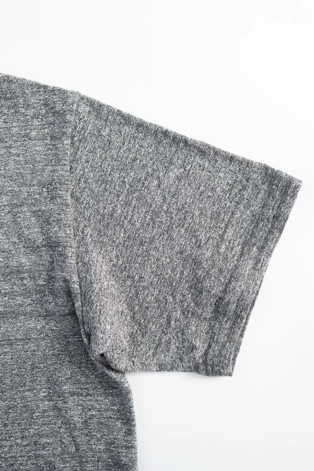IHT-1610L-GRY - 6.5oz Loopwheel Crew Neck T-Shirt with Longer Body - Grey - Image 3
