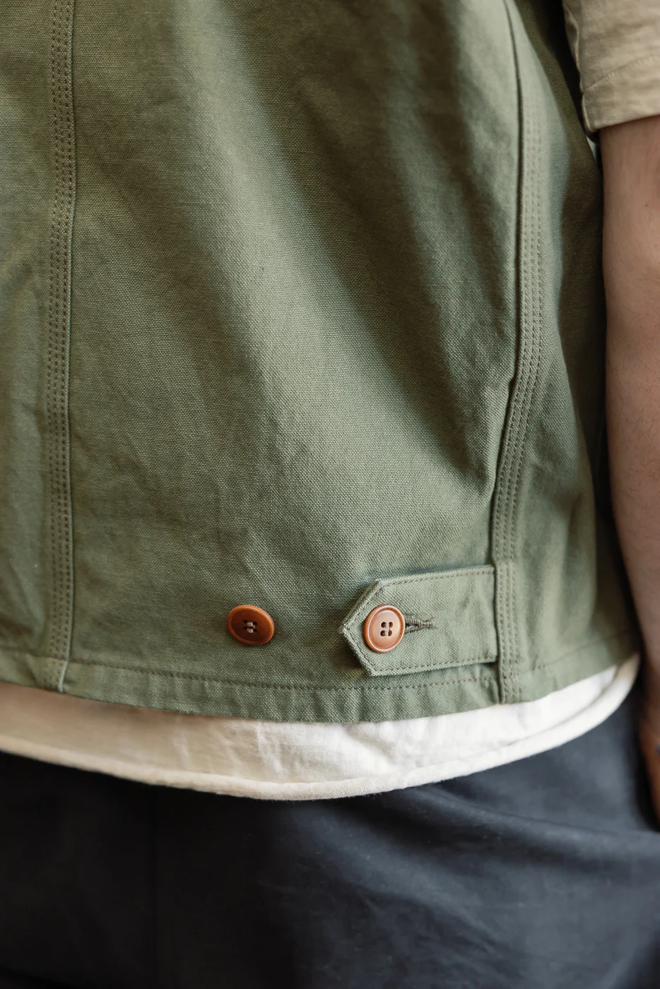 IHV-52-OLV - 12oz Duck Canvas Hunting Vest - Olive - Image 20