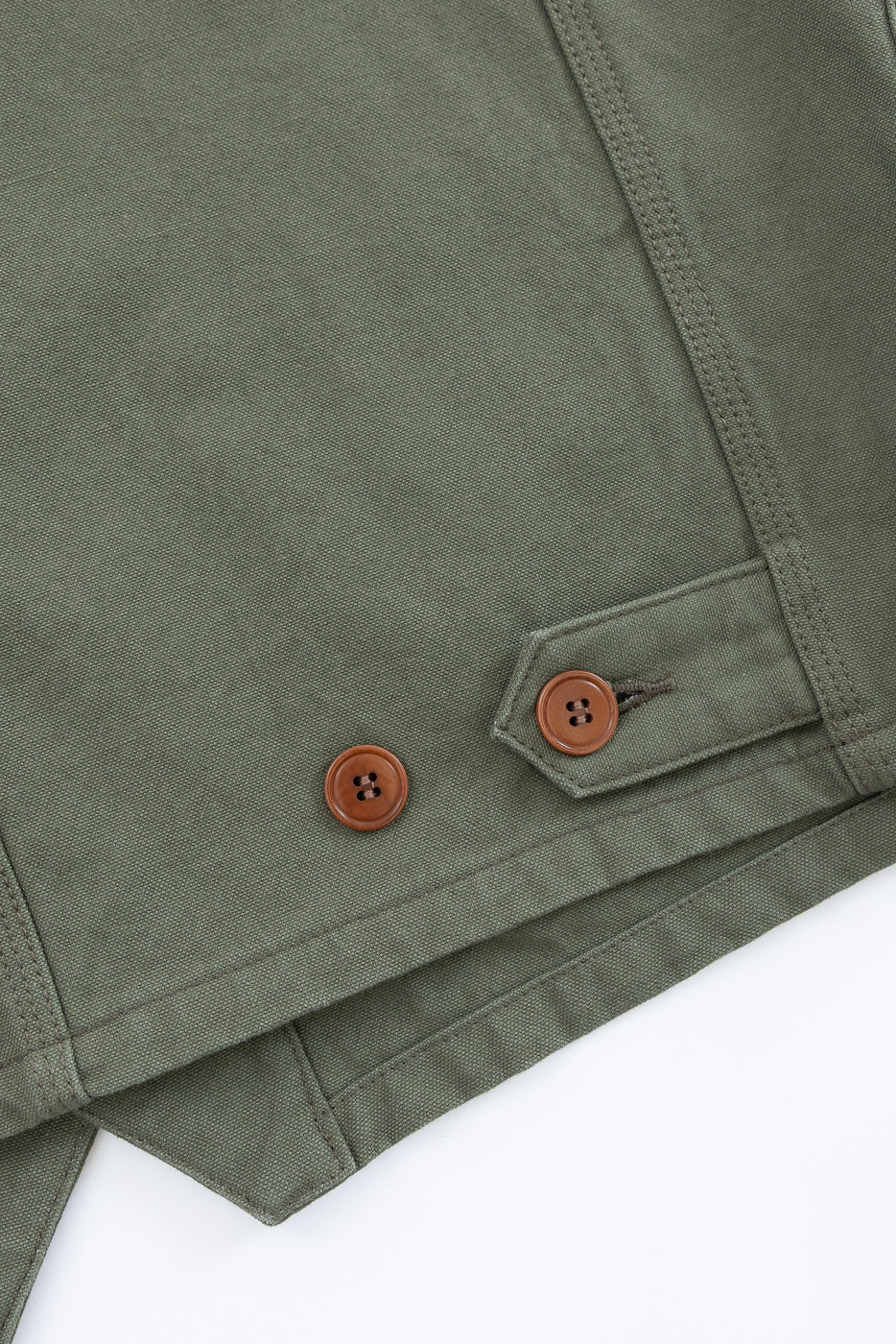 IHV-52-OLV - 12oz Duck Canvas Hunting Vest - Olive - Image 5