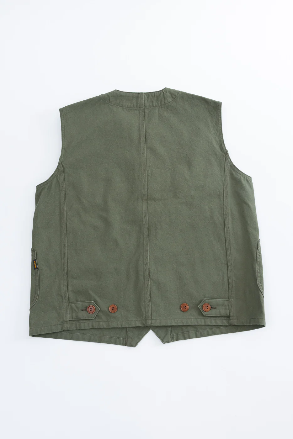 IHV-52-OLV - 12oz Duck Canvas Hunting Vest - Olive - Image 6