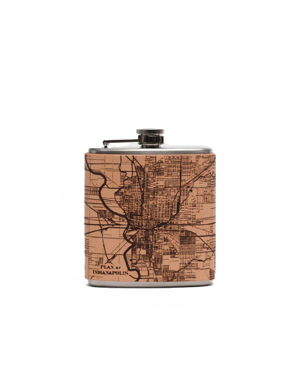 Plan of Indianapolis Flask - Image 3