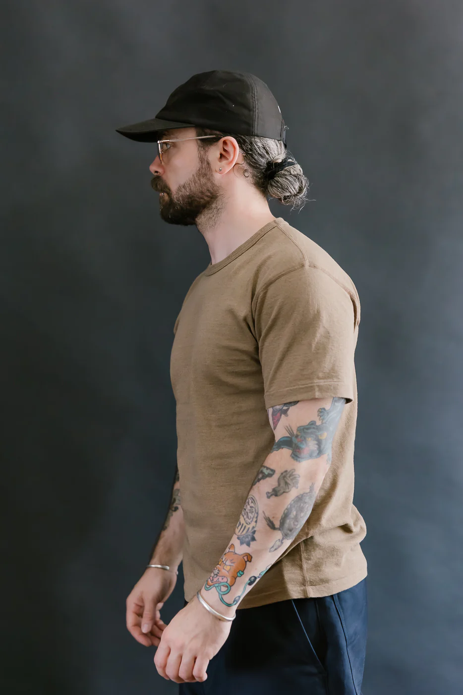 Iron Mordant Foxfibre® Tsuriami Crewneck T-Shirt - Coyote 70 - Image 11