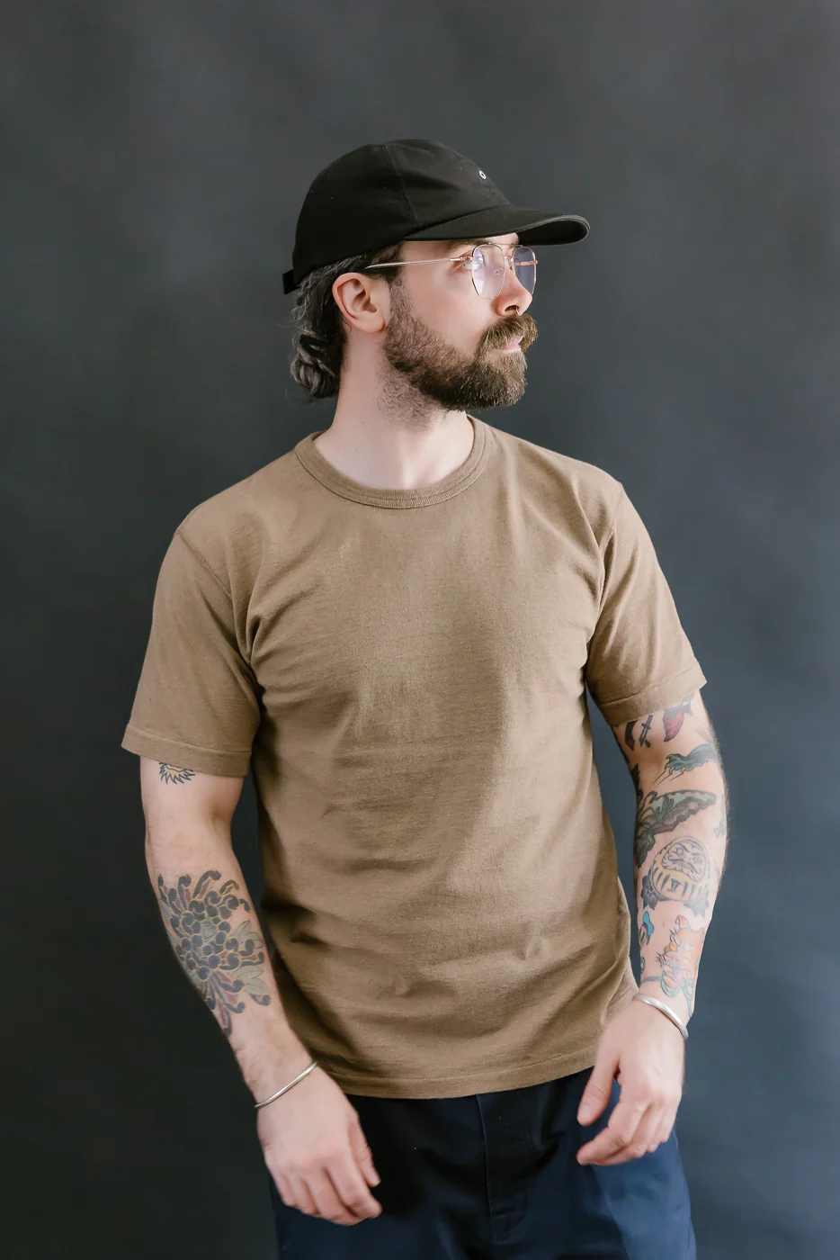 Iron Mordant Foxfibre® Tsuriami Crewneck T-Shirt - Coyote 70 - Image 12