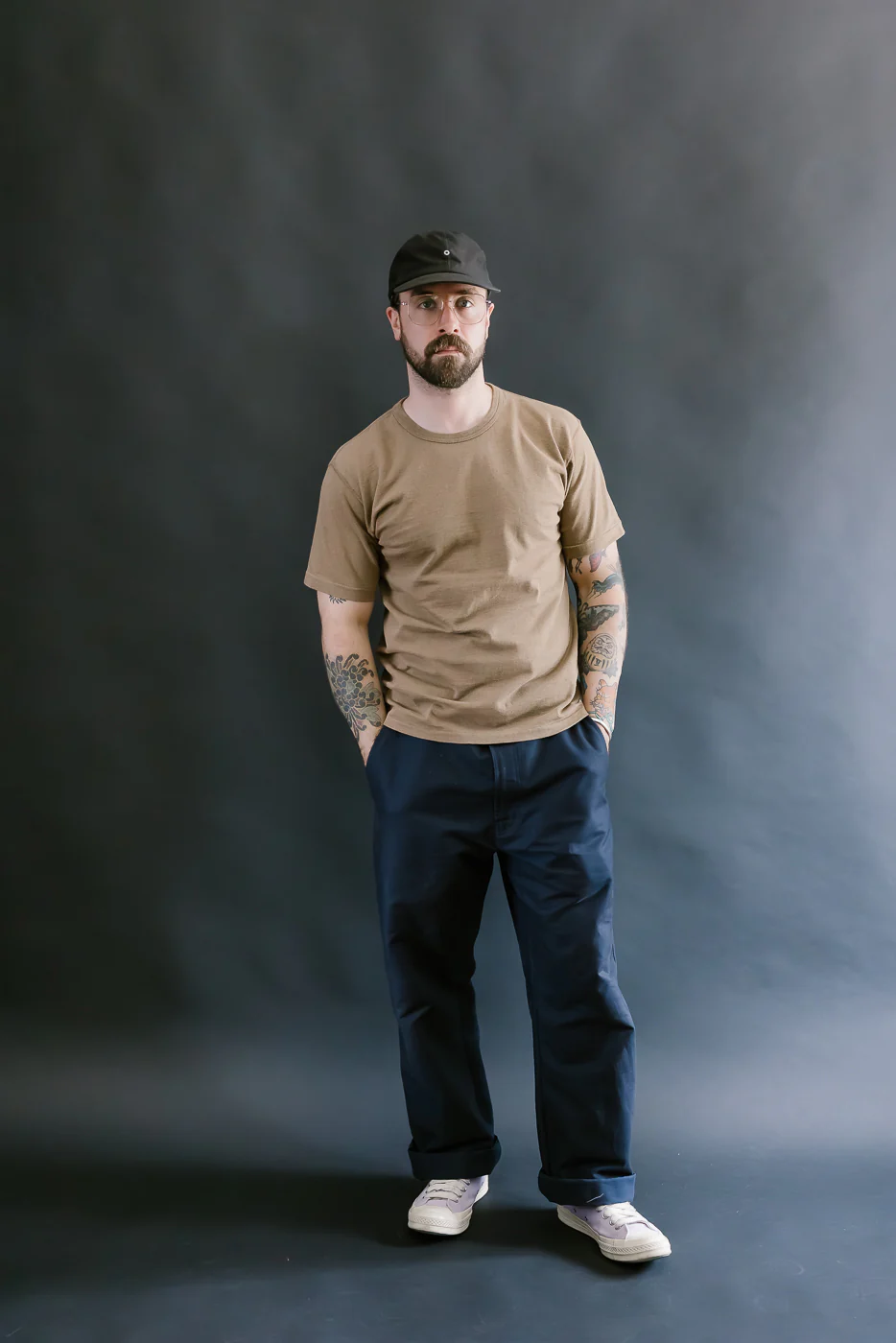 Iron Mordant Foxfibre® Tsuriami Crewneck T-Shirt - Coyote 70 - Image 5