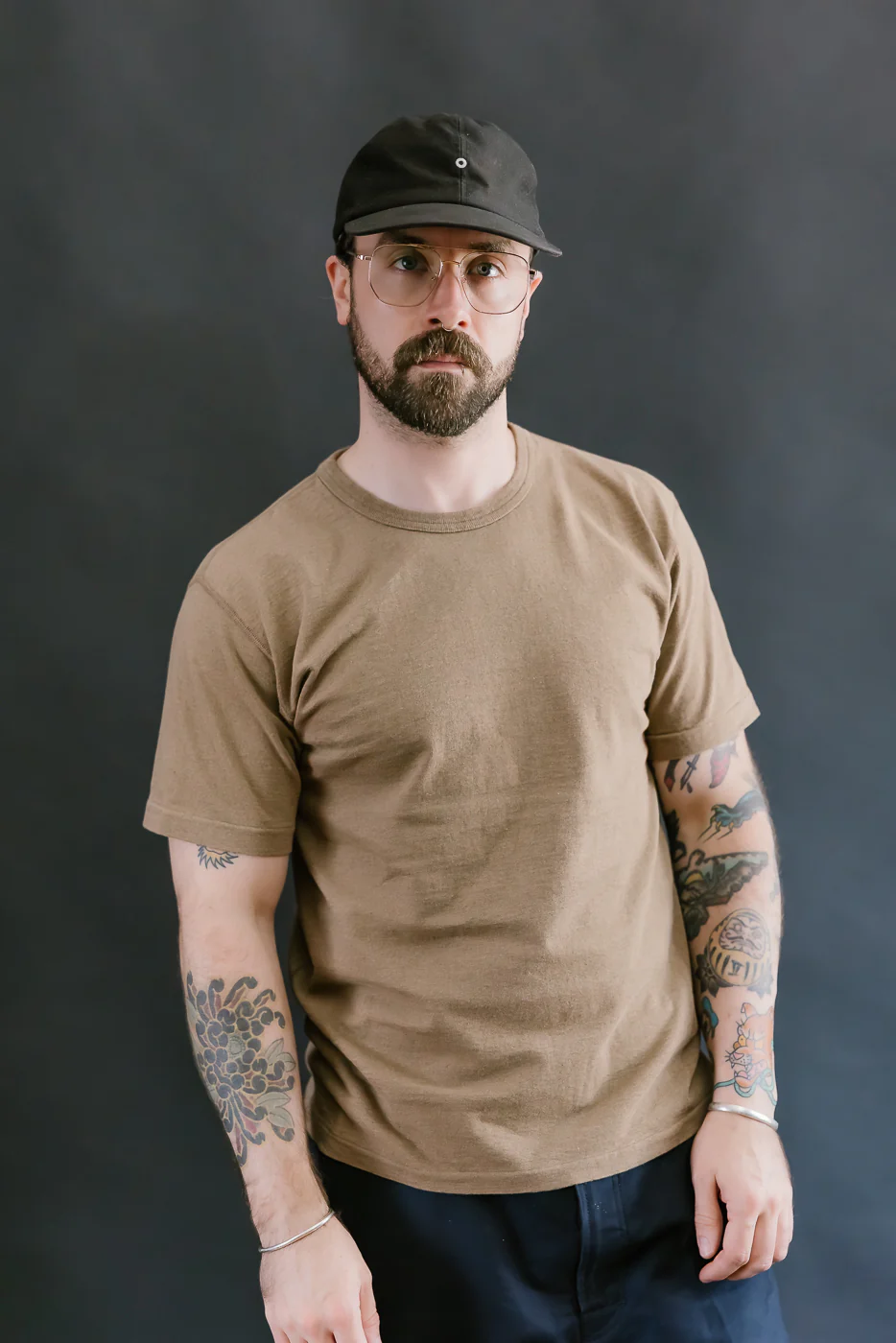 Iron Mordant Foxfibre® Tsuriami Crewneck T-Shirt - Coyote 70 - Image 8