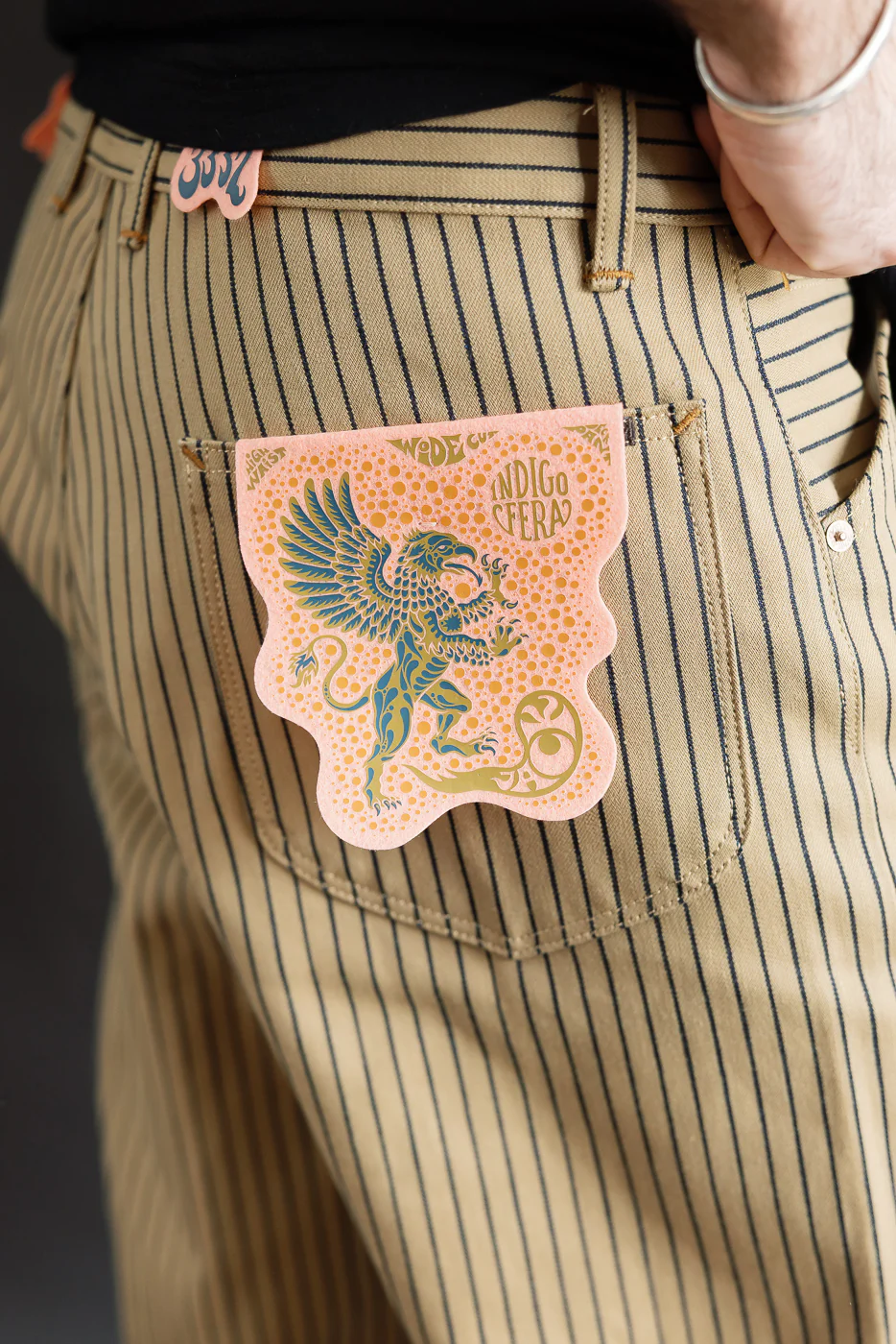12oz - Jack Root Stripe - Beige, Indigo - Image 20