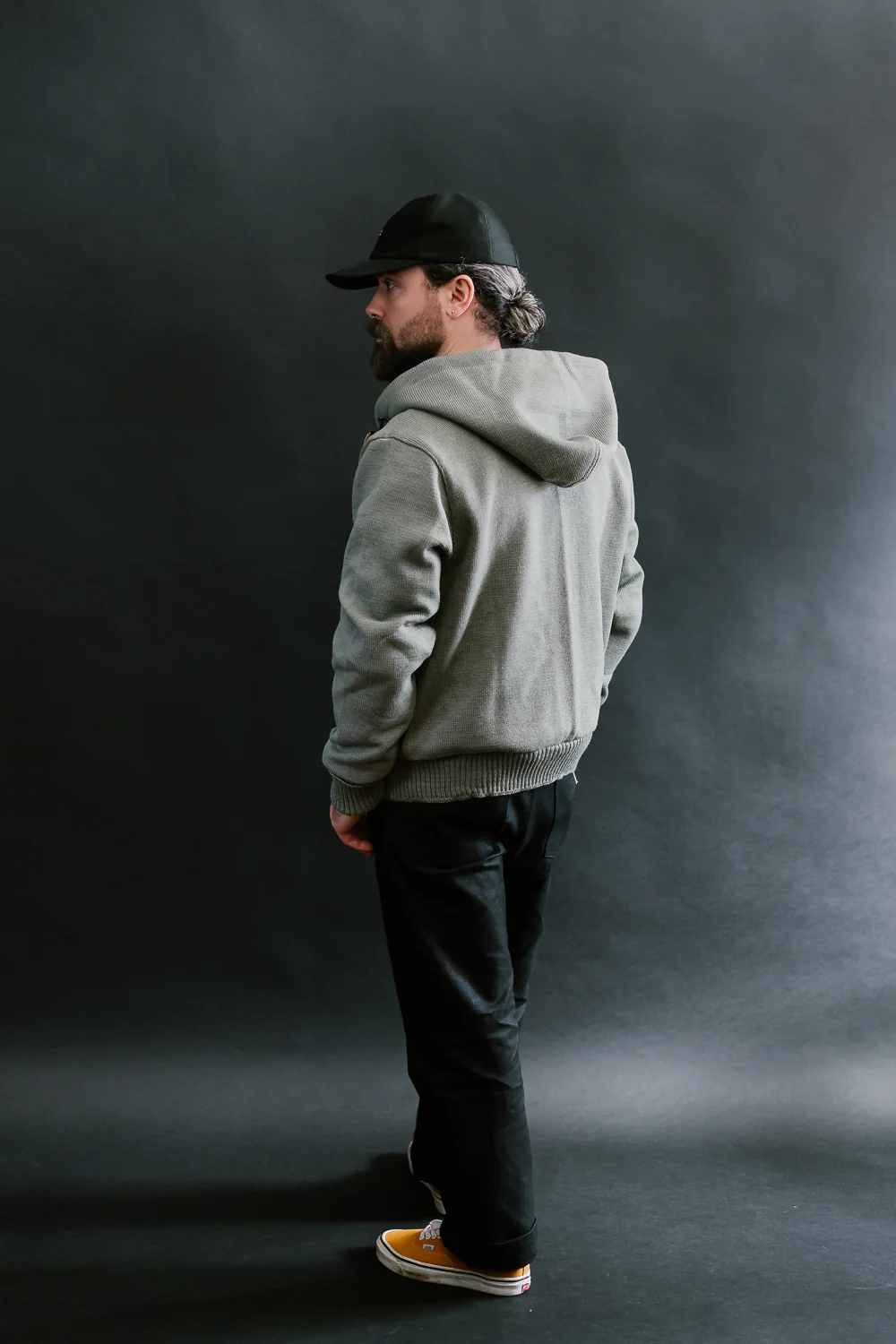 James Dant x Dehen - Full Zip Moto Hoodie - Sage - Image 11