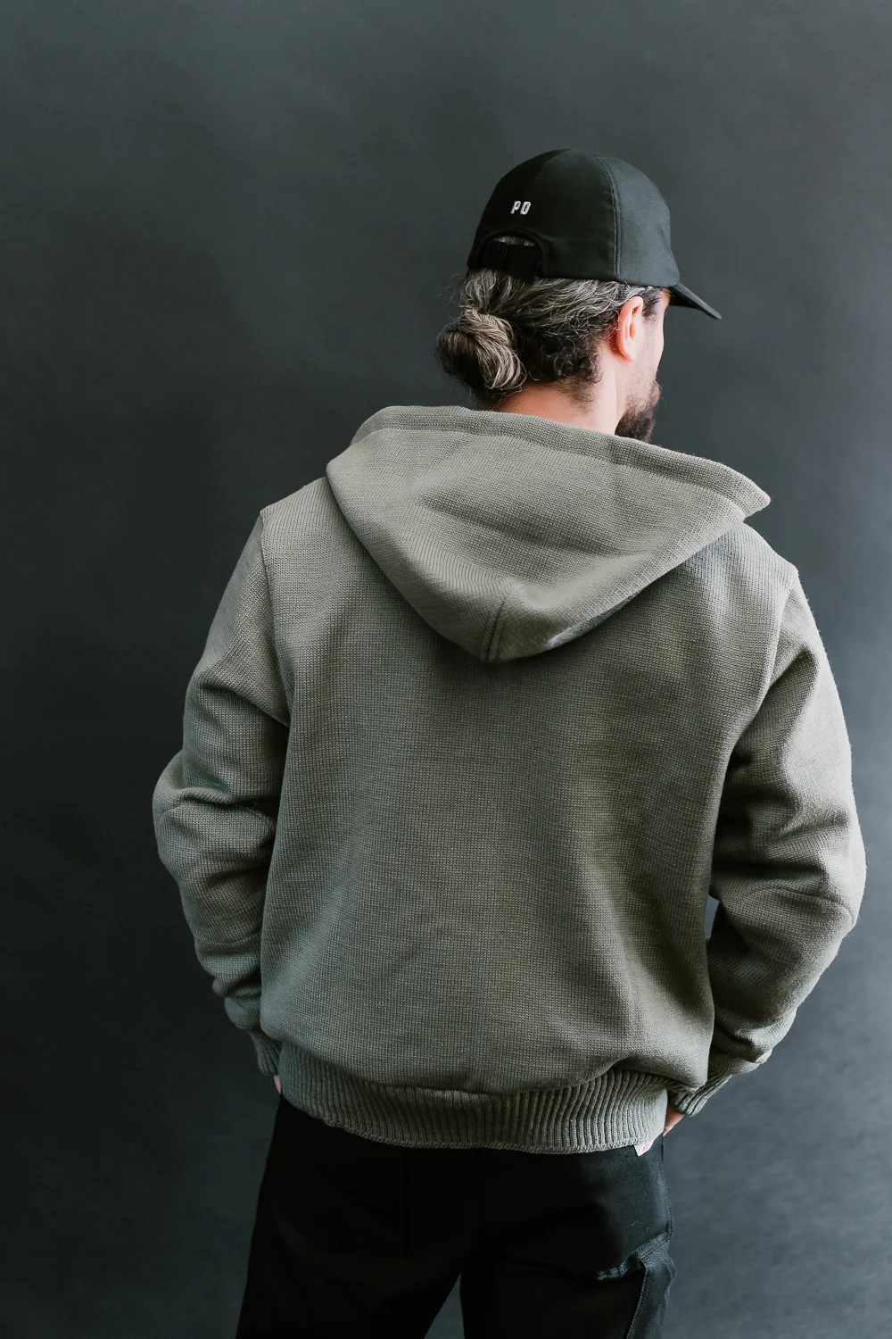 James Dant x Dehen - Full Zip Moto Hoodie - Sage - Image 17
