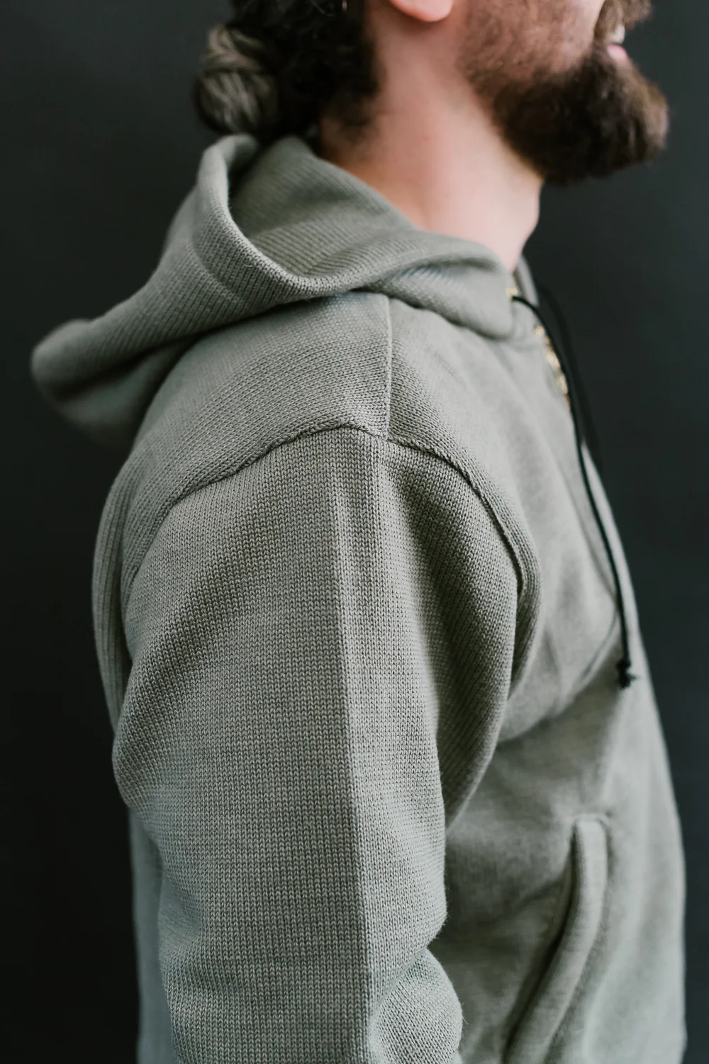 James Dant x Dehen - Full Zip Moto Hoodie - Sage - Image 23