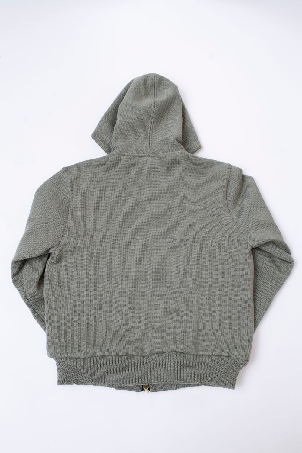 James Dant x Dehen - Full Zip Moto Hoodie - Sage - Image 6
