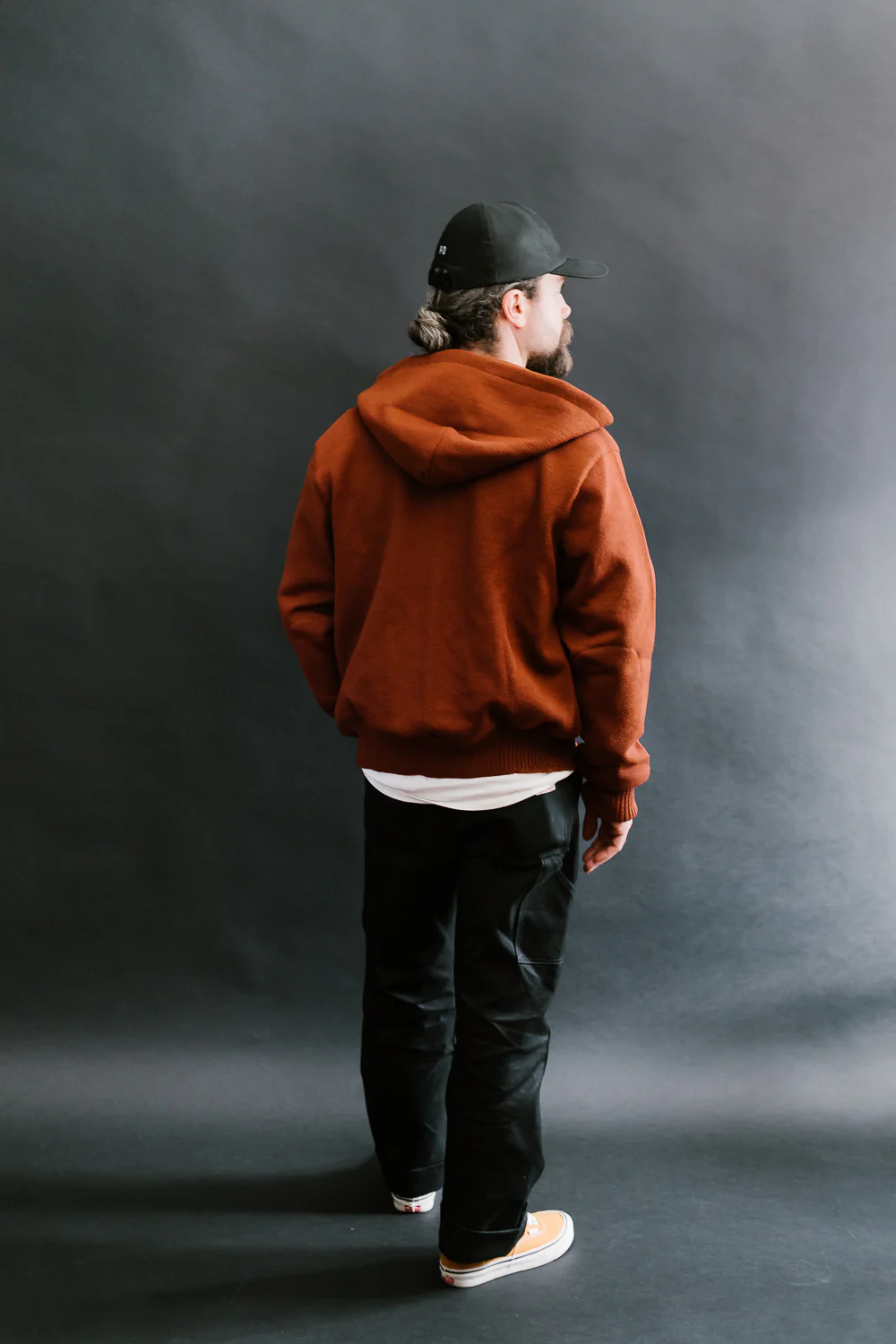 James Dant x Dehen - Full Zip Moto Hoodie - Tobacco - Image 13