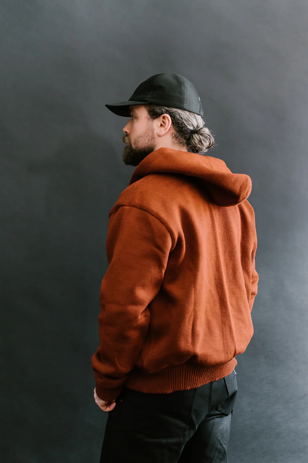 James Dant x Dehen - Full Zip Moto Hoodie - Tobacco - Image 16