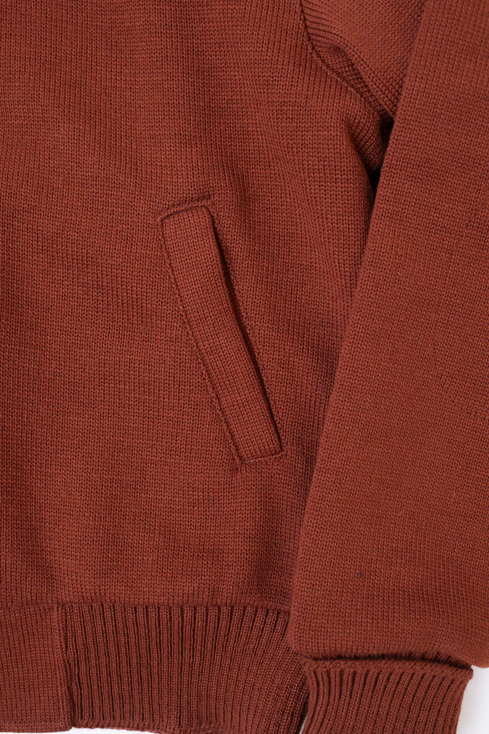 James Dant x Dehen - Full Zip Moto Hoodie - Tobacco - Image 6