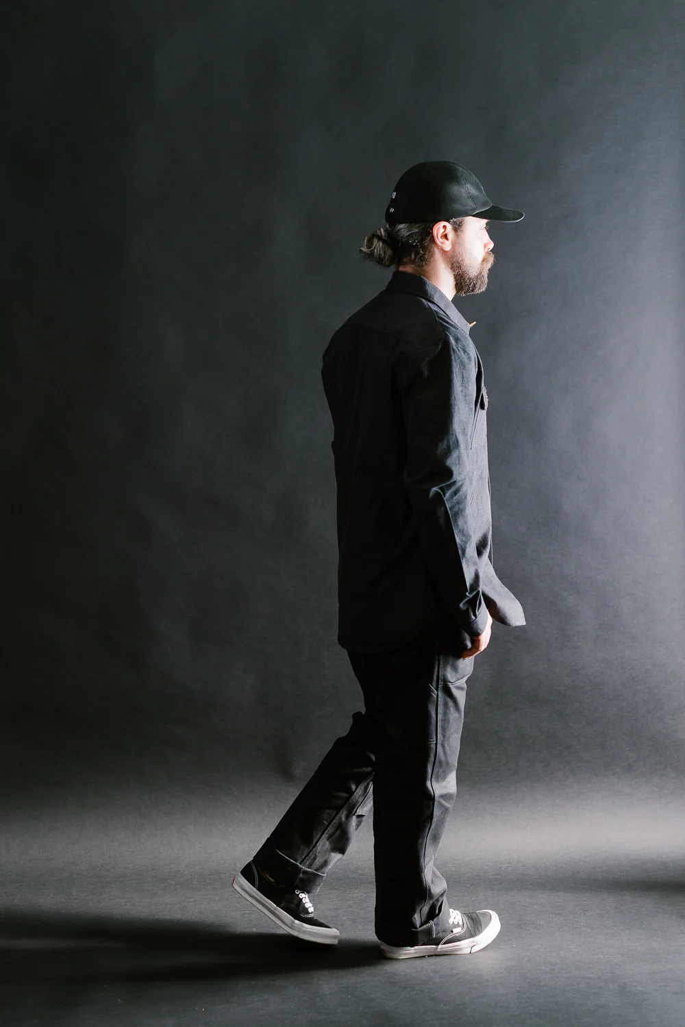 James Dant x Dehen - Selvedge Denim Crissman Overshirt - Black - Image 12