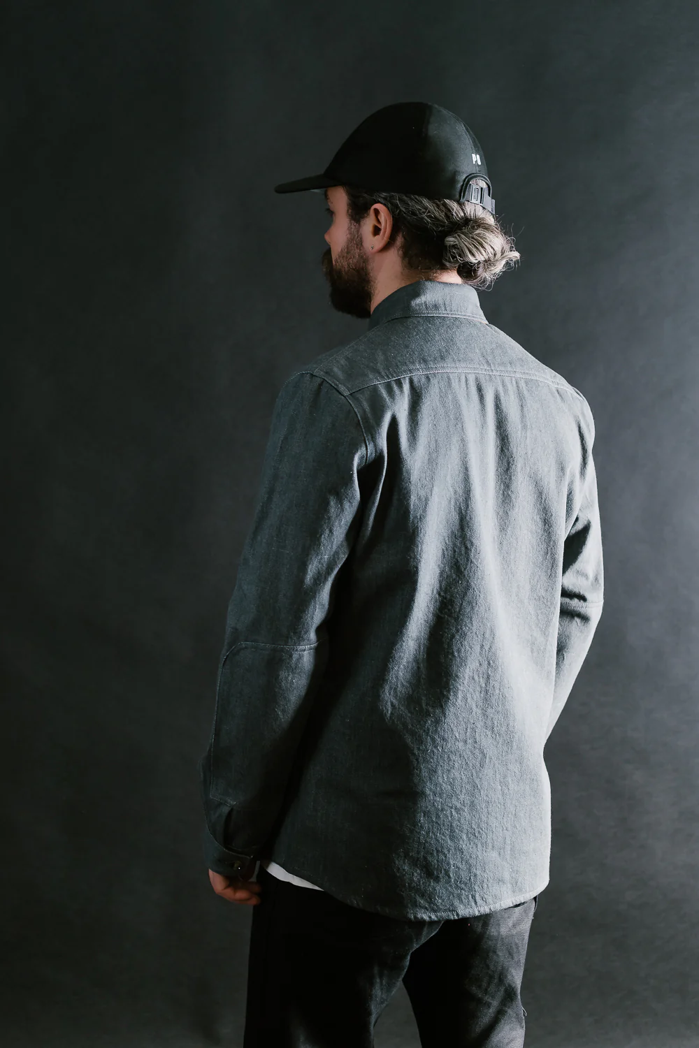 James Dant x Dehen - Selvedge Denim Crissman Overshirt - Pewter - Image 16